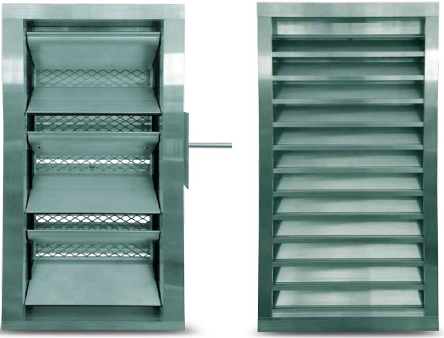 Wetterschutzgitter APS AROSIO Typ APS100WSG0 Aluminium Fertigung nach Maß neu Wetterschutzgitter APS AROSIO Typ APS100WSG0 Aluminium Fertigung nach Maß neu